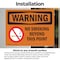 Signmission No Smoking Beyond This Point OSHA Warning Sign, Vinyl Decal, 5in W x 3.5in L, 2PK OS-2PACK-WS-D-35-L-12710 - alternate 2